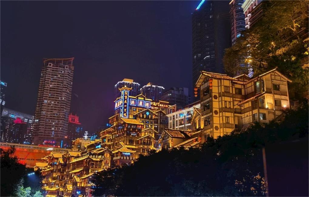 Boutique Of Meditation With Cuisine & Night View, Exit 2 Liujiatai Station Line 9 Chongqing Luaran gambar