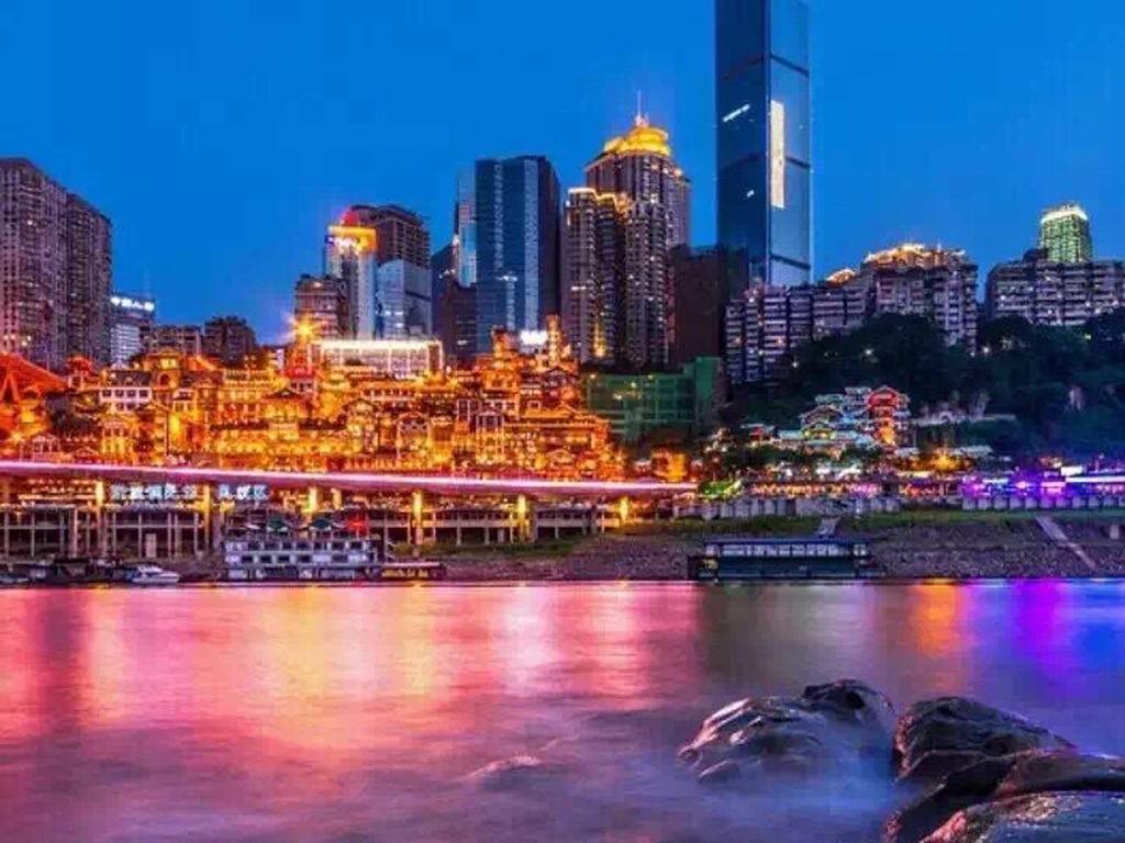 Boutique Of Meditation With Cuisine & Night View, Exit 2 Liujiatai Station Line 9 Chongqing Luaran gambar